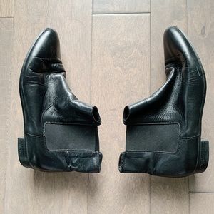 JCrew Black Leather Chelsea Boots